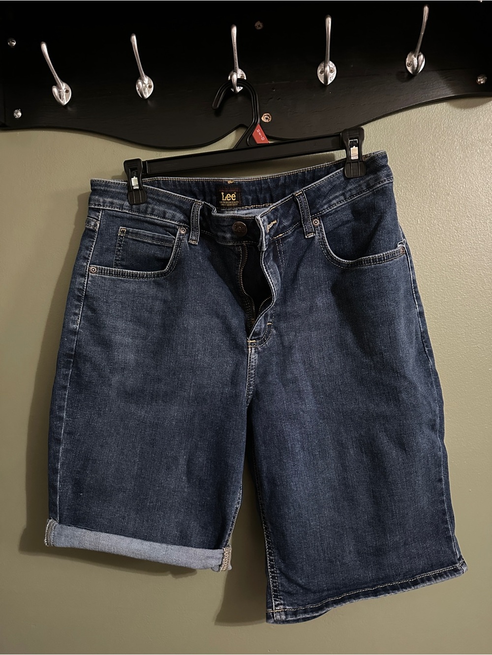 Lee Men’s Indigo Denim Jean Shorts